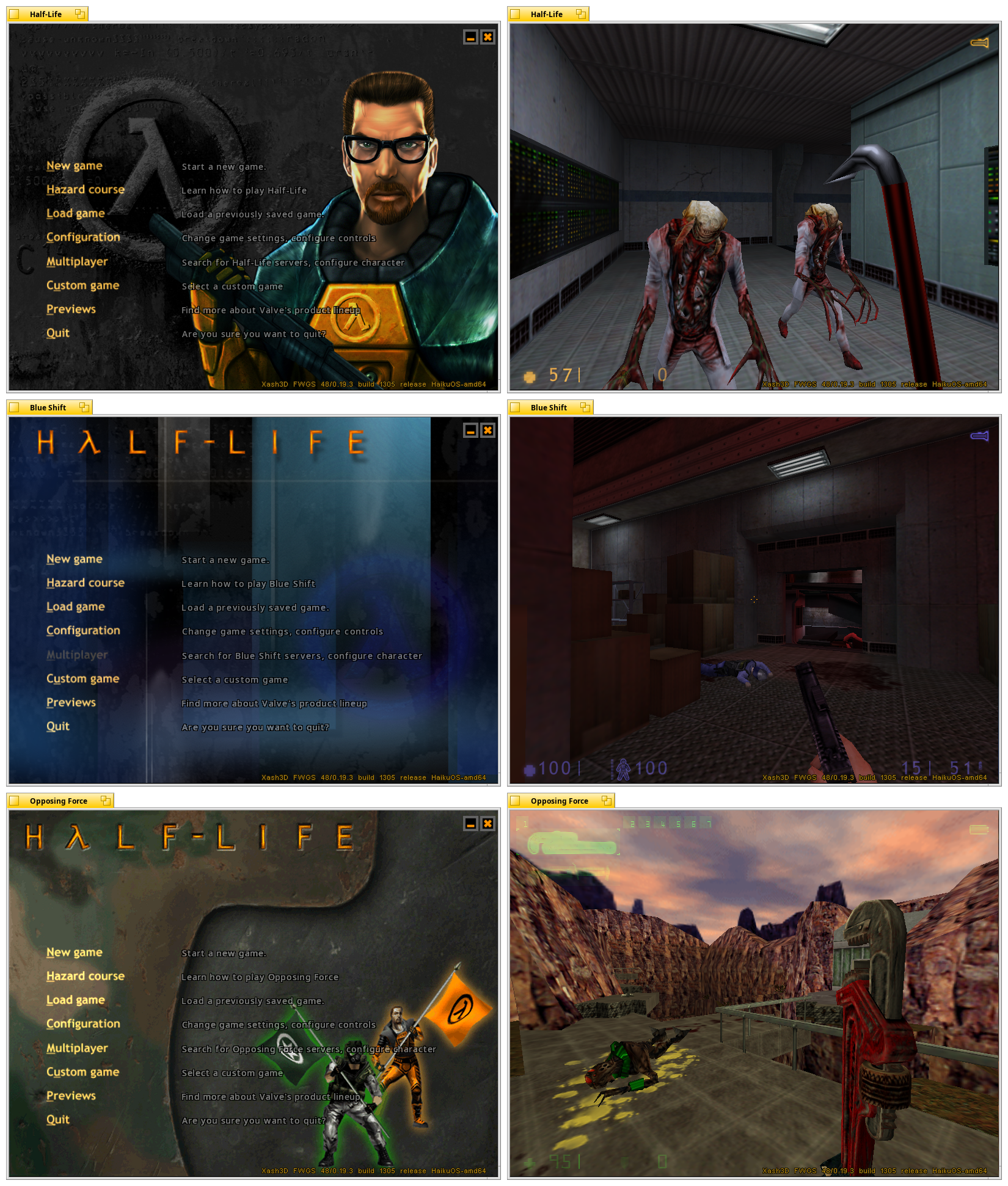 Half life xash3d. Half-Life: opposing Force. Opposing Force xash3d. Движок xash3d.